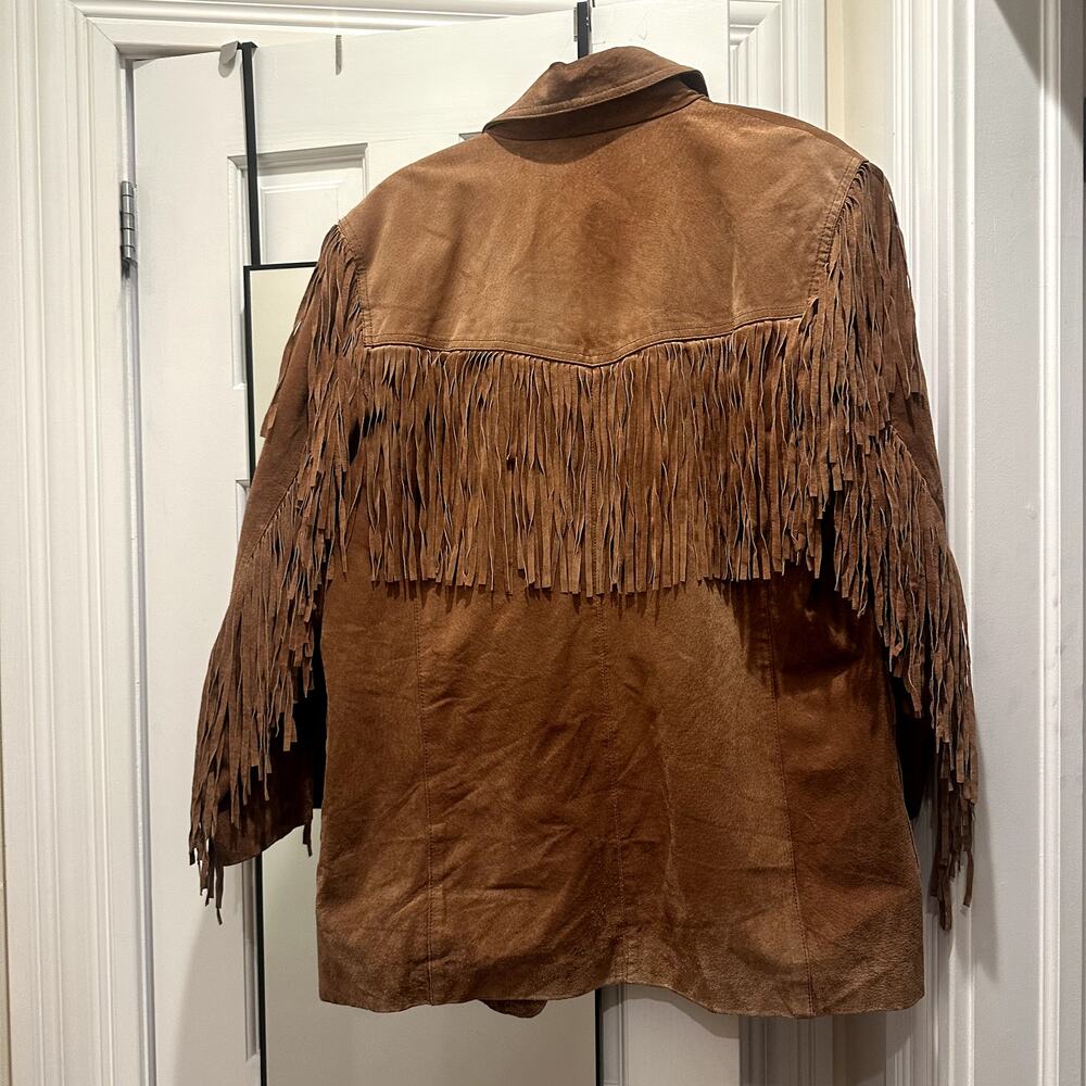 Suede Fringe Jacket - image 2